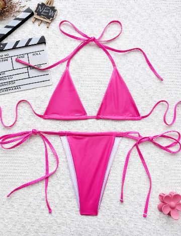 Costum de baie SHEIN, roz