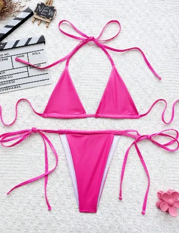 Costum de baie SHEIN, roz