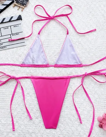 Costum de baie SHEIN, roz