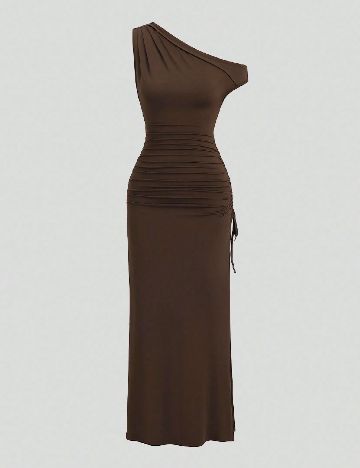 Rochie lunga SHEIN, maro