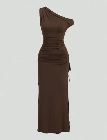 Rochie lunga SHEIN, maro