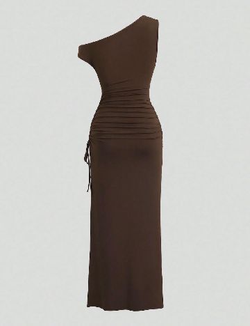 Rochie lunga SHEIN, maro