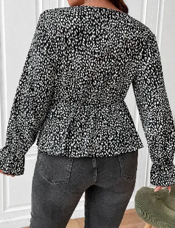 Bluza SHEIN CURVE, negru