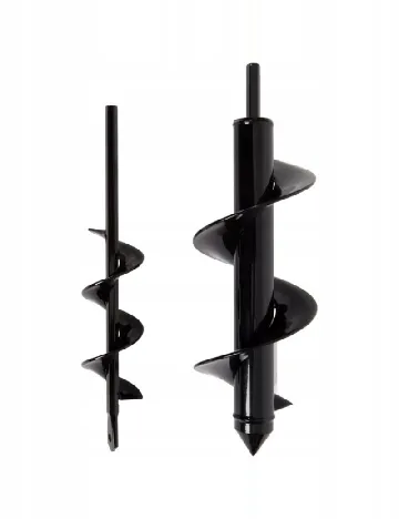 Set spirale pentru sol Ø 4 și Ø 8 2 bucati Garden Touch, negru