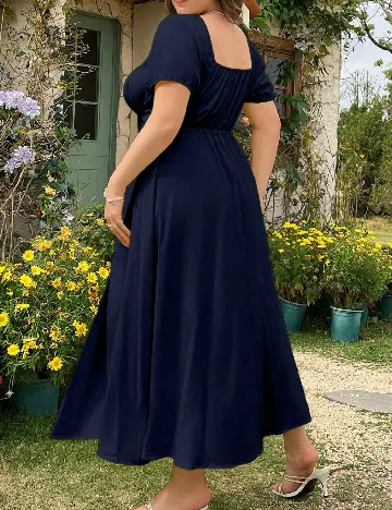 Rochie lunga SHEIN CURVE, bleumarin