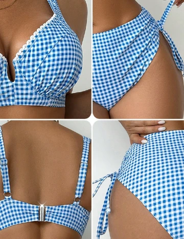 Costum de baie SHEIN, albastru