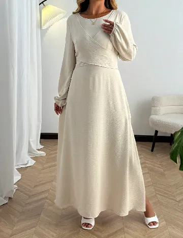 Rochie lunga SHEIN CURVE, bej