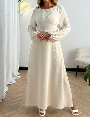 Rochie lunga SHEIN CURVE, bej