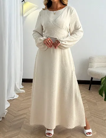 Rochie lunga SHEIN CURVE, bej