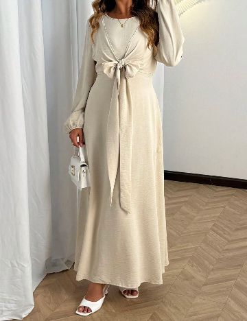 Rochie lunga SHEIN CURVE, bej