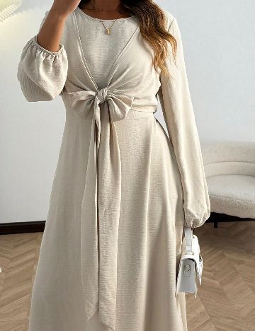 Rochie lunga SHEIN CURVE, bej