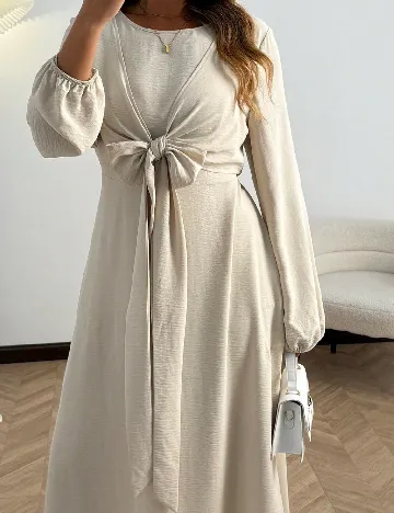 Rochie lunga SHEIN CURVE, bej