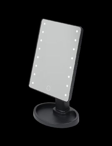 Oglinda cu LED ACTION, negru