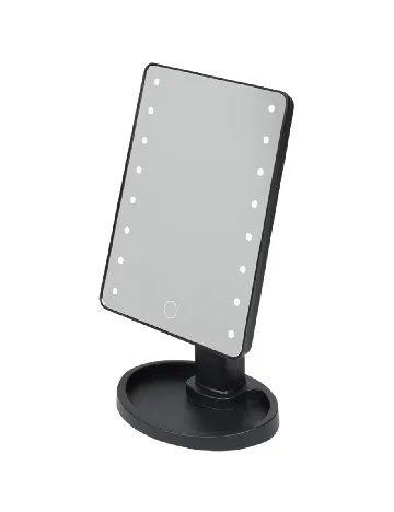 Oglinda cu LED ACTION, negru