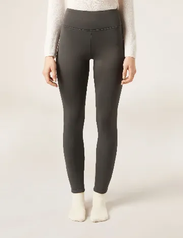 Colanti termici Calzedonia, gri inchis