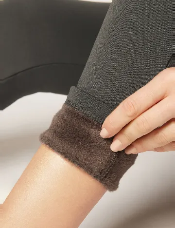 Colanti termici Calzedonia, gri inchis