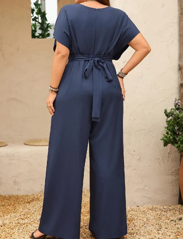 Salopeta SHEIN CURVE, bleumarin