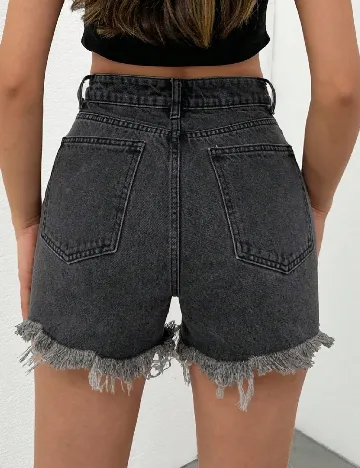 Pantaloni scurti SHEIN, gri inchis