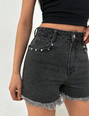 Pantaloni scurti SHEIN, gri inchis