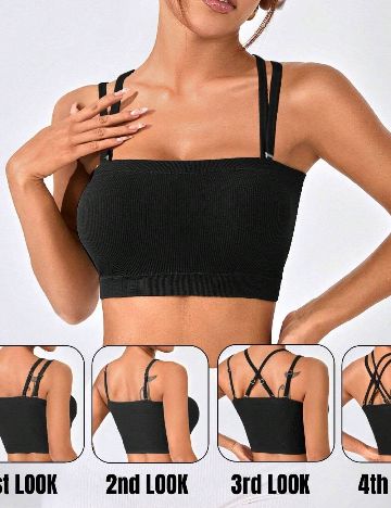 Bustiera SHEIN, negru