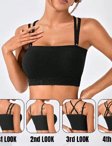 Bustiera SHEIN, negru