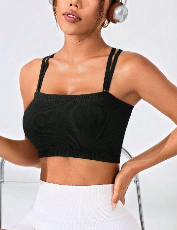 Bustiera SHEIN, negru