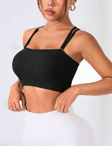 Bustiera SHEIN, negru