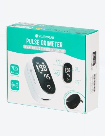Pulsoximetru SILVERGEAR, alb
