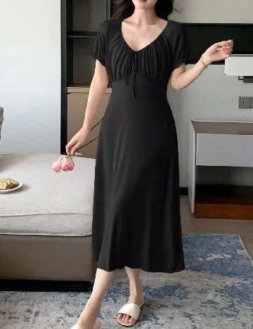 Rochie medie Dazy, negru