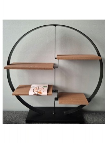 Raft decorativ Home Accents, maro/negru