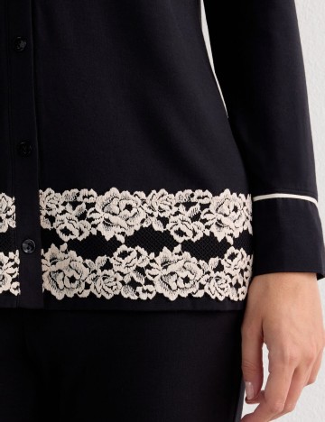 Camasa pijama Intimissimi, negru