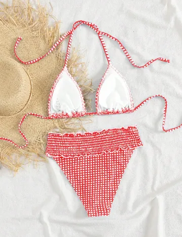 Costum de baie SHEIN, rosu