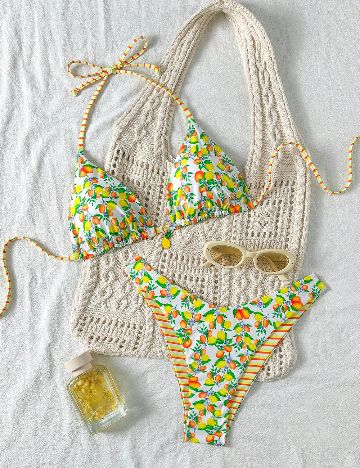 Costum de baie SHEIN, mix culori