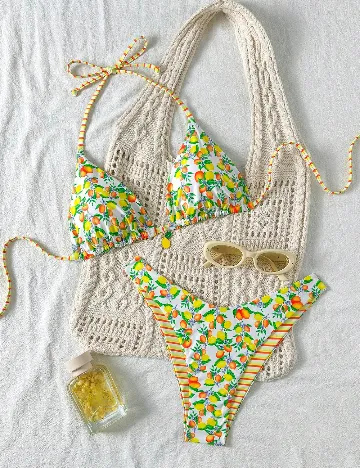 Costum de baie SHEIN, mix culori