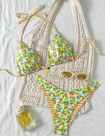Costum de baie SHEIN, mix culori