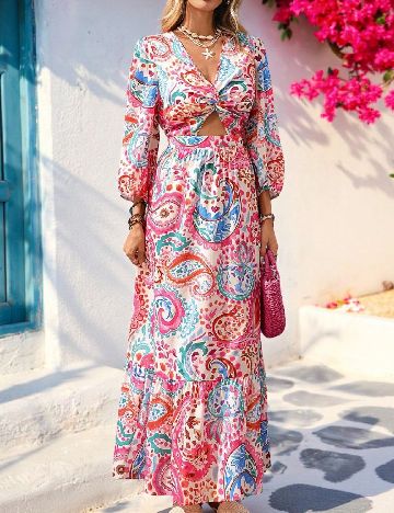 Rochie lunga SHEIN, mix culori