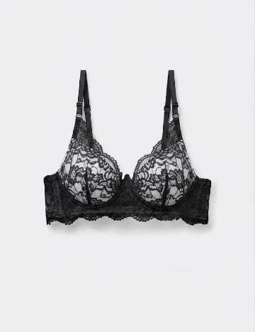 Sutien Tezenis, negru/alb