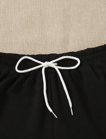 Set Pantaloni scurti 2 perechi SHEIN CURVE, gri/negru