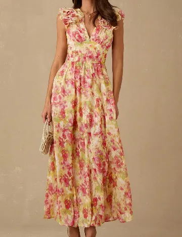 Rochie lunga SHEIN, mix culori