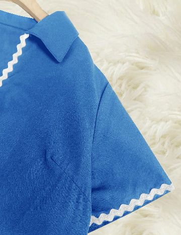 Compleu SHEIN CURVE, albastru