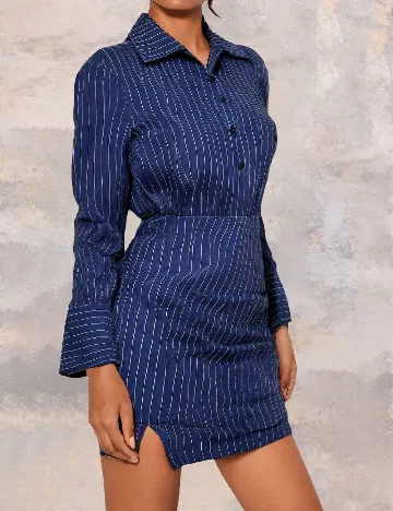 Rochie scurta SHEIN, bleumarin