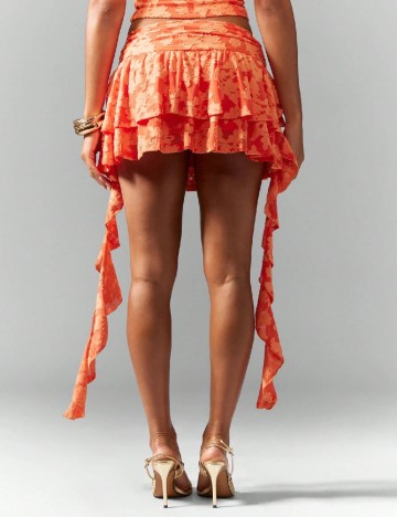 Fusta Missguided, portocaliu