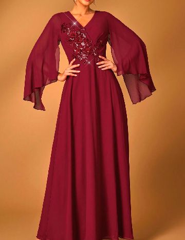 Rochie lunga SHEIN, rosu