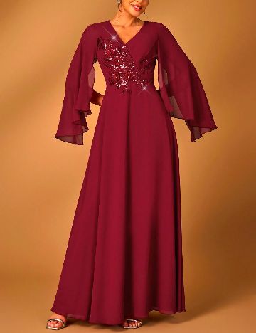 Rochie lunga SHEIN, rosu