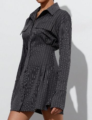 Rochie scurta SHEIN, gri