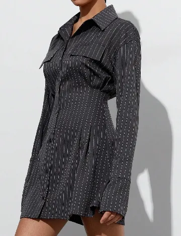 Rochie scurta SHEIN, gri