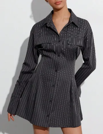 Rochie scurta SHEIN, gri