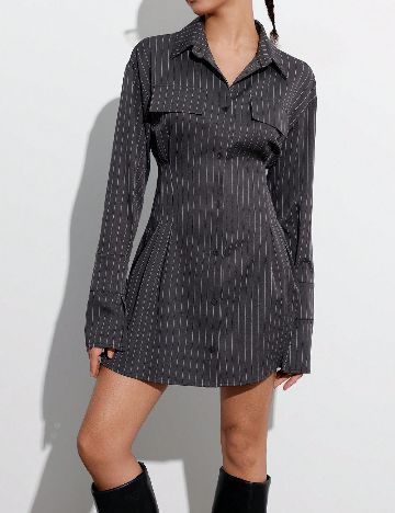 Rochie scurta SHEIN, gri