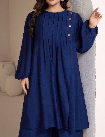 Compleu SHEIN CURVE, albastru