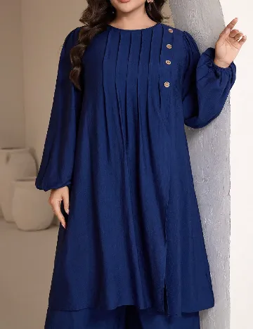 Compleu SHEIN CURVE, albastru